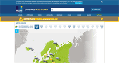 Desktop Screenshot of europe.meteoconsult.fr