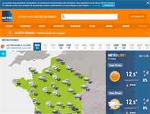 Tablet Screenshot of france.meteoconsult.fr