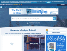 Tablet Screenshot of maritima.meteoconsult.es